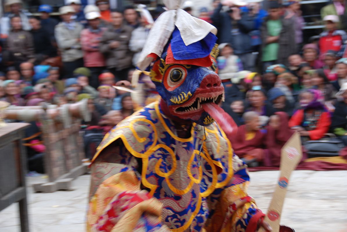 Mustang Lo Manthang Tiji Festival Day 2 06 Masked Dancer